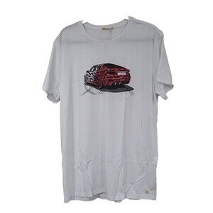 NWT Audi Etron White T-Shirt Rare Mens XL (Fits Like L), Marine Layers Beechwood